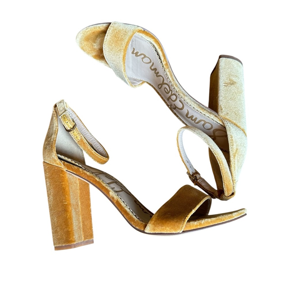 SAM EDELMAN Yaro Velvet Sandals - Picture 8 of 8